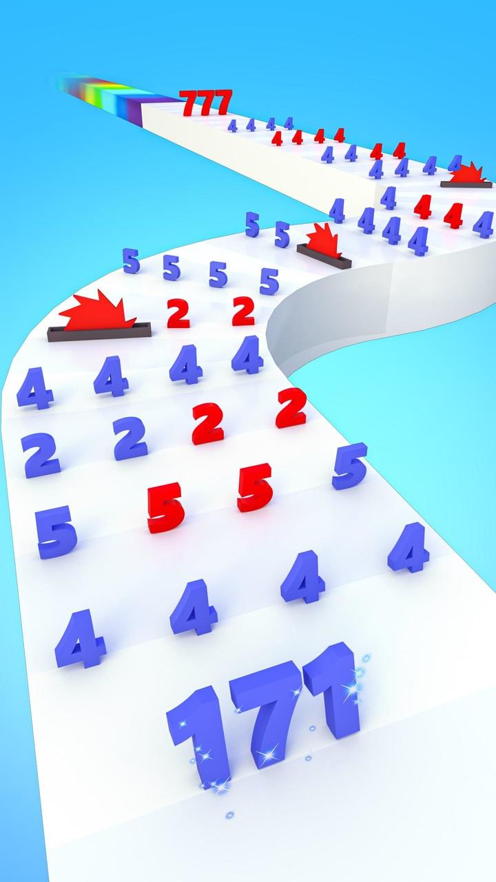 Number Run & Merge Master Game Zrzut ekranu 3