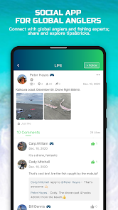 Rippton–Social  Fishing App, Fishing Map, Logbook 스크린샷 2