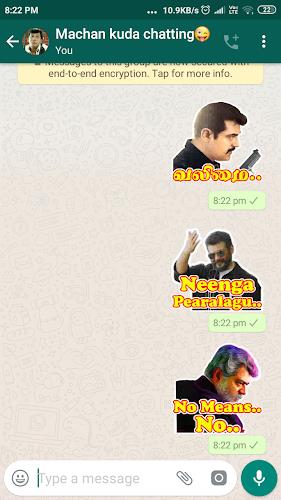 Tamil Stickers: WAStickerApps Captura de pantalla 3