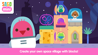 Sago Mini Space Blocks Builder ဖန်သားပြင်ဓာတ်ပုံ 3
