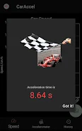 0-100 km/h acceleration meter Screenshot 3