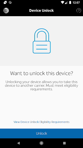 AT&T Device Unlock スクリーンショット 1