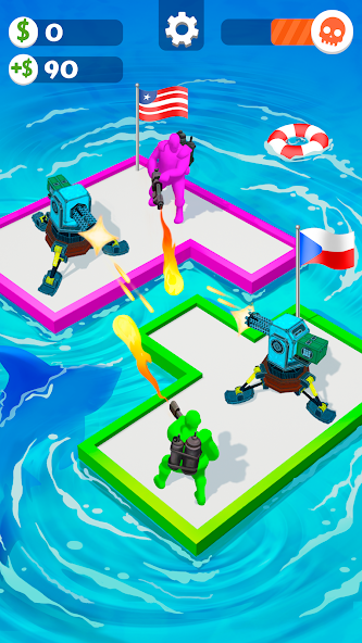 War of Rafts: Crazy Sea Battle Mod Screenshot 4