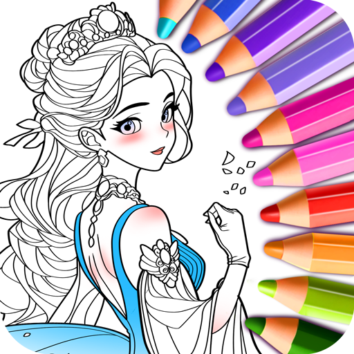 Princess Game Fantasy Coloring