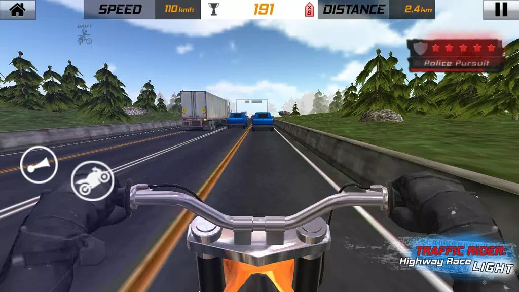 Traffic Rider: Highway Race Li Capture d'écran 3