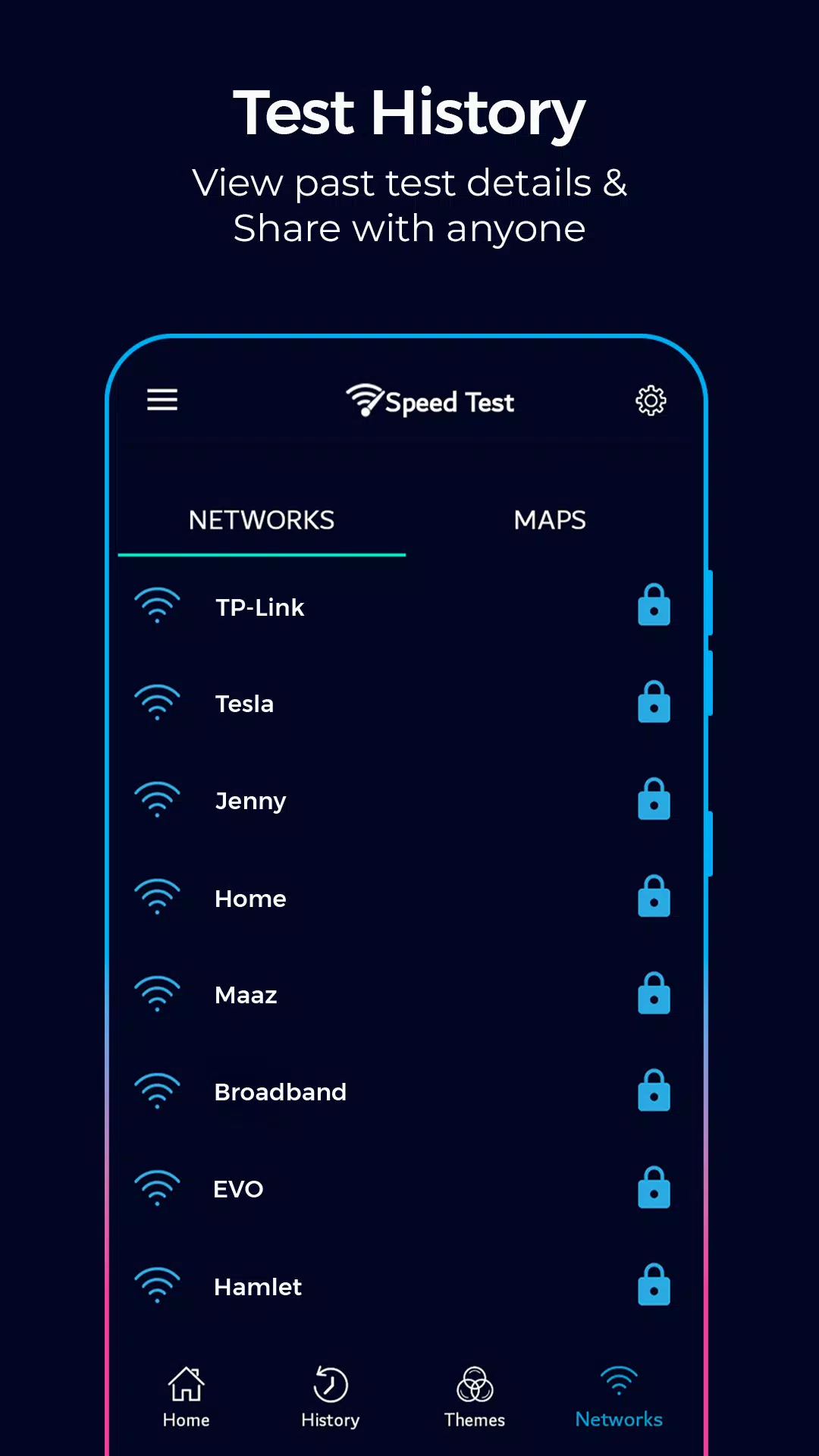 Speed Test - Wifi Speed Test स्क्रीनशॉट 3