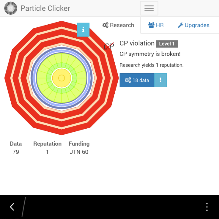 Schermata Particle Clicker 2