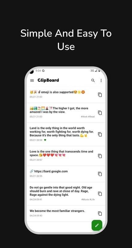 Clipboard স্ক্রিনশট 3