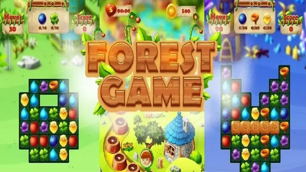 Fairy Forest - match 3 games Capture d’écran 4