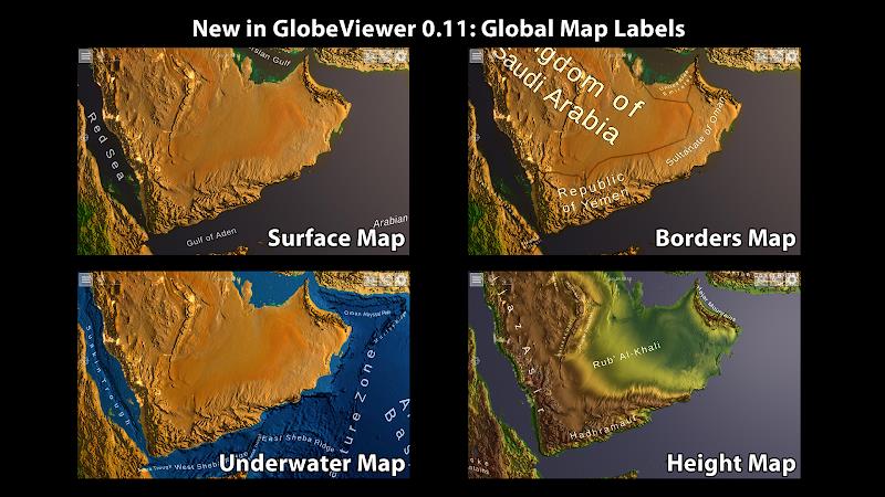 GlobeViewer 스크린샷 2