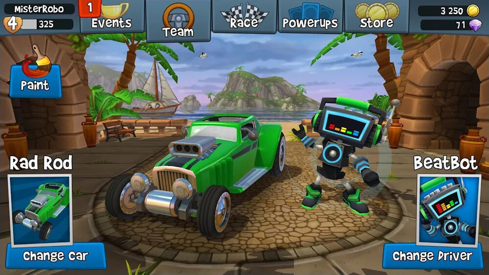 Beach Buggy Racing 2 Mod স্ক্রিনশট 3