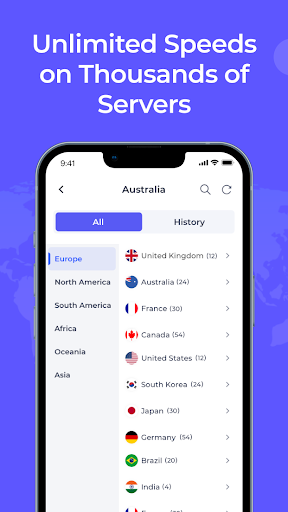 iSharkVPN - Secure & Super Vpn Скриншот 3