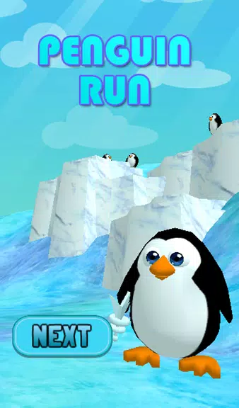 Penguin Run 3D 스크린샷 1