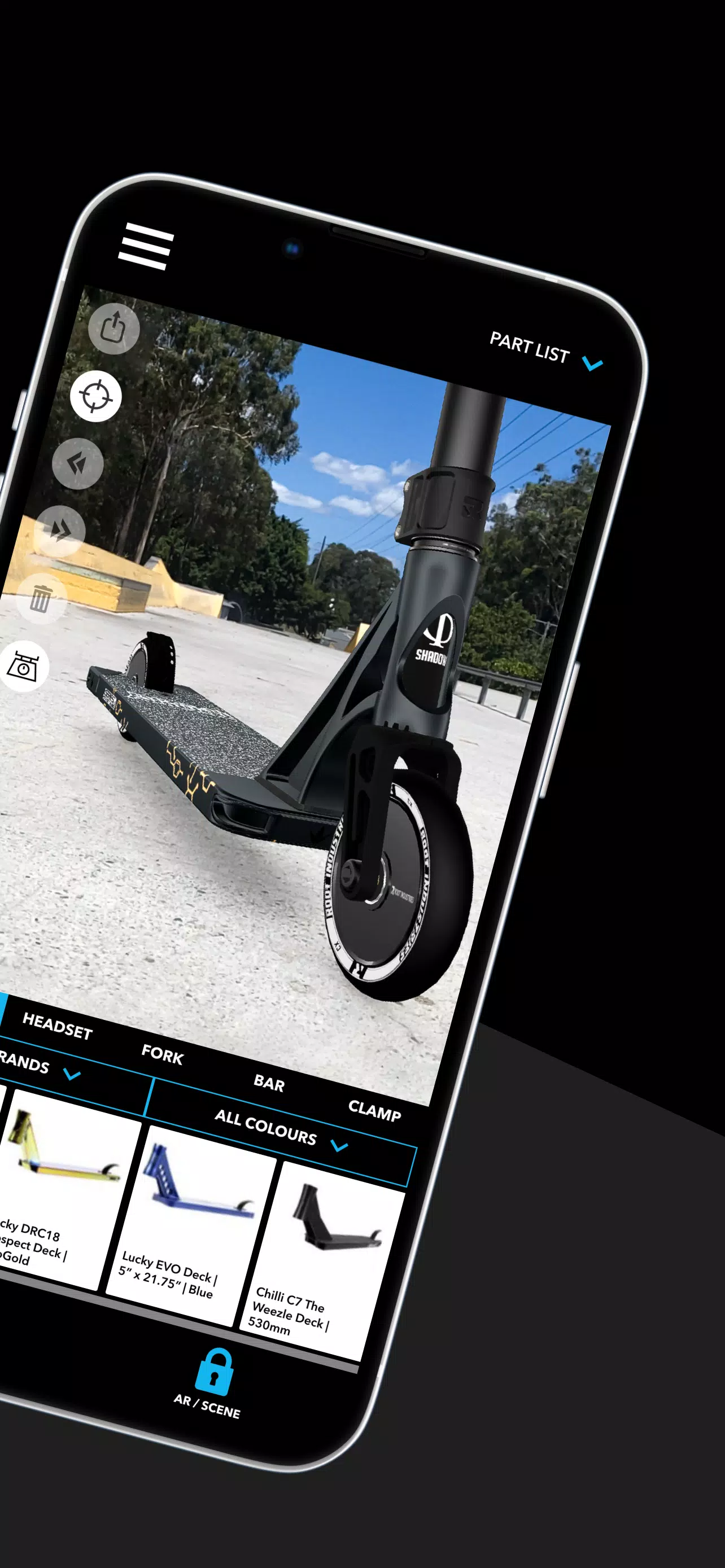 Scooter 3D custom builder Captura de tela 2