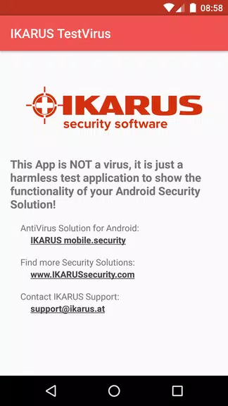 IKARUS TestVirus ภาพหน้าจอ 1