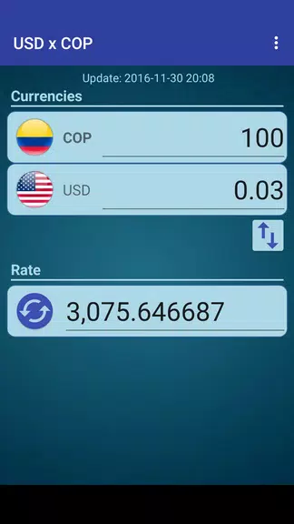 US Dollar to Colombian Peso Captura de pantalla 2
