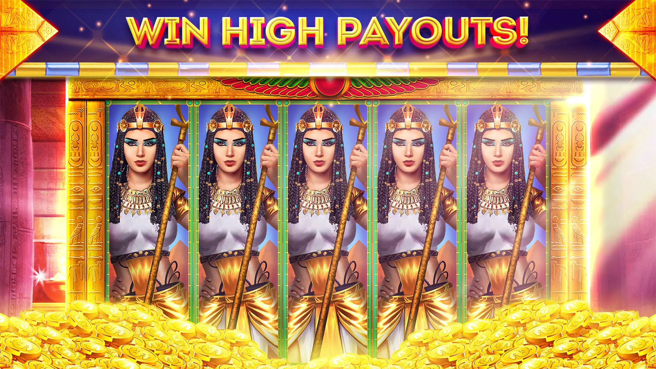 Pharaohs of Egypt Slots Casino Schermafbeelding 3