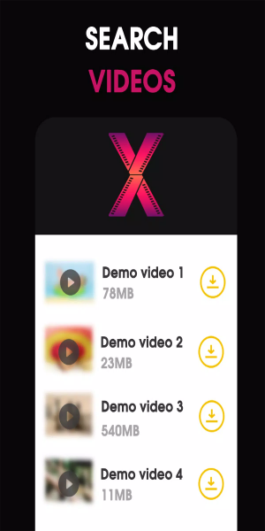 X Sexy Video Downloader スクリーンショット 2