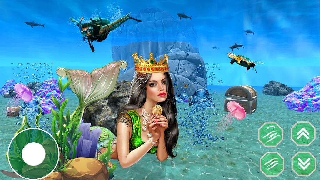 Mermaid Princess simulator 3D 스크린샷 2