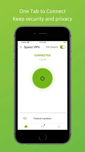 Kiwi VPN Proxy: Safer & Faster Captura de pantalla 1