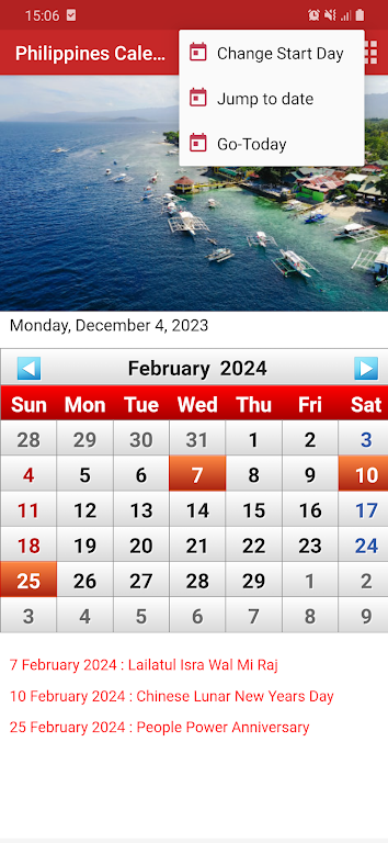 Philippines Calendar 2024 Screenshot 1