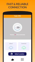 Turbo VPN - Fast Secure VPN Schermafbeelding 1