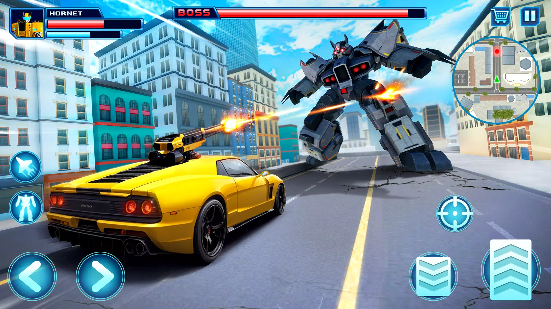 Robot Car Transform Fight Game স্ক্রিনশট 2