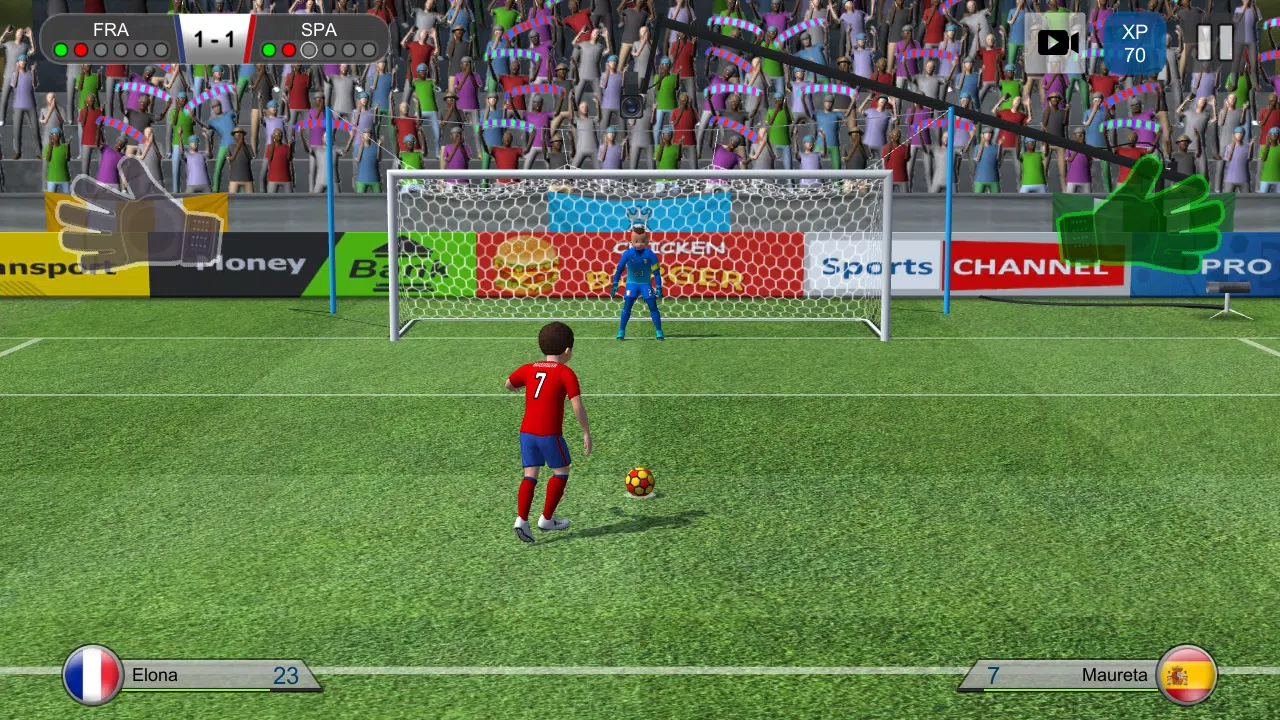 Pro Kick Soccer Captura de pantalla 1