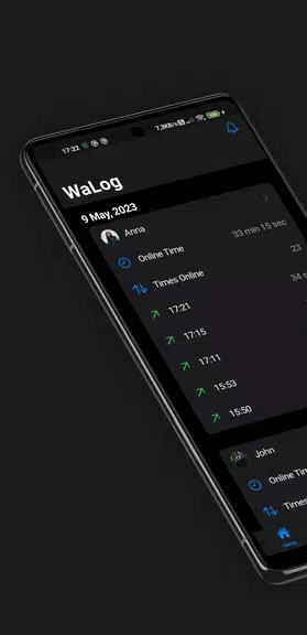 WaLog: Online Tracker Capture d’écran 1