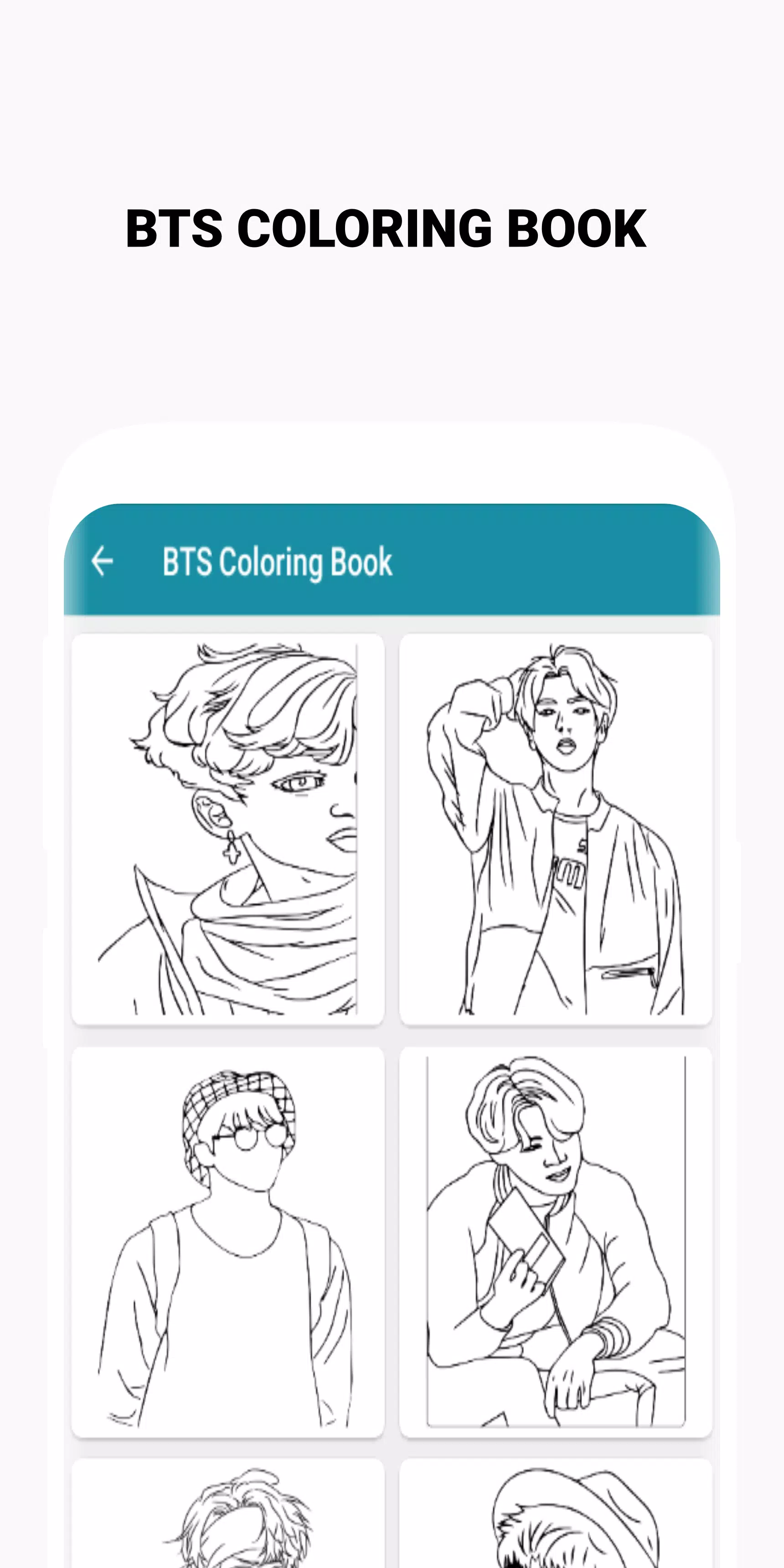 BTS Coloring Book Captura de tela 2