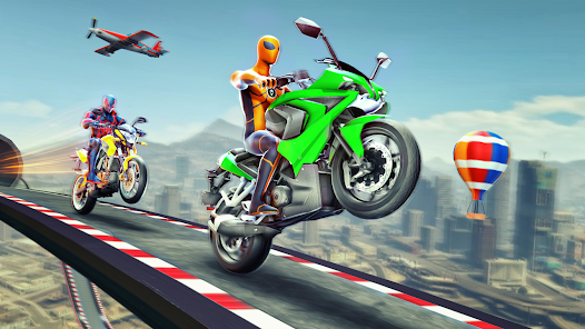 Super Hero Bike: Racing Game Capture d’écran 2
