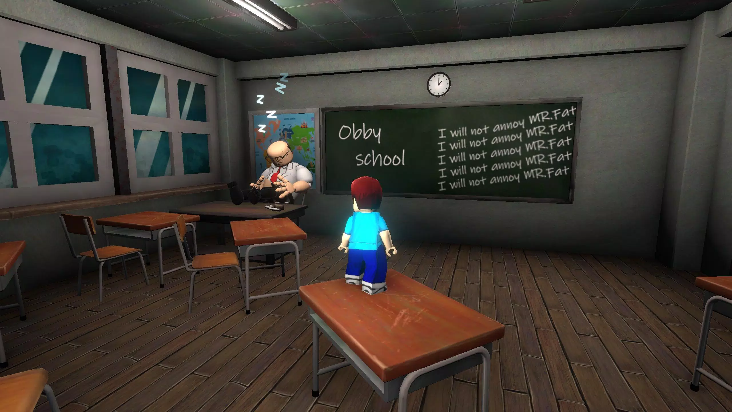 School Break: Obby Escape 스크린샷 1