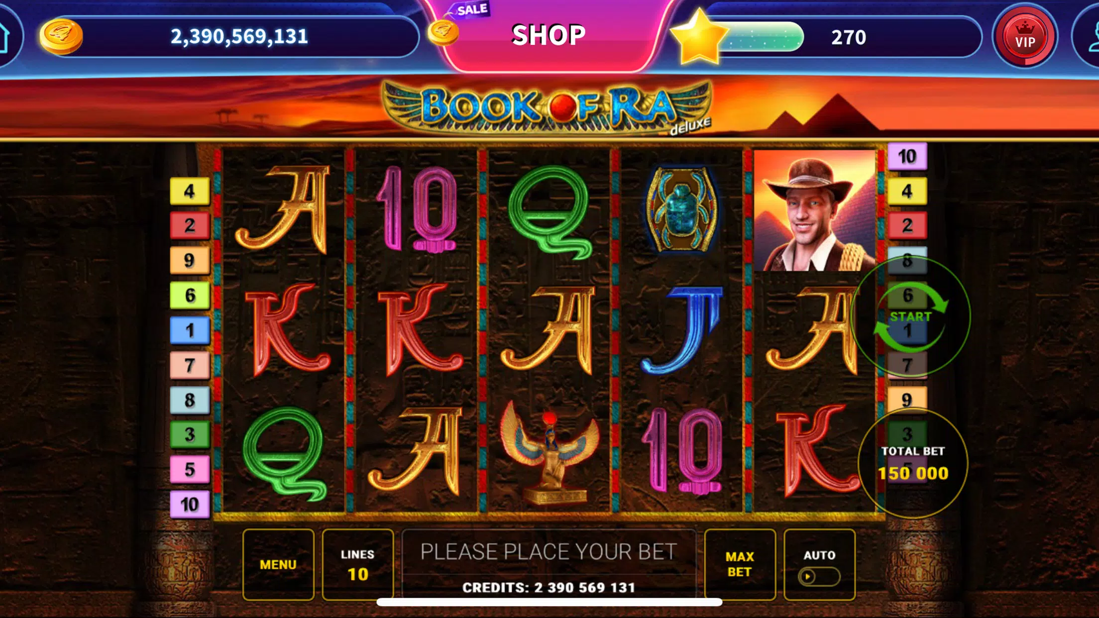 Book of Ra™ Deluxe Slot Screenshot 1