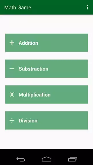 Schermata Math games offline 1