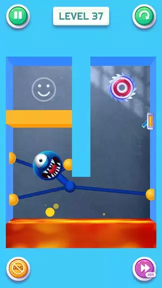 Blue Monster: Stretch Game Ekran Görüntüsü 4