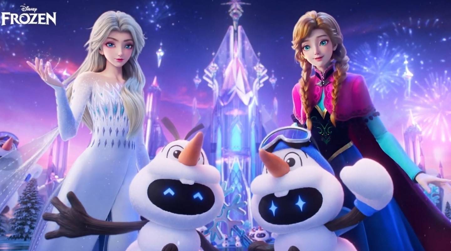 Elsa, Anna, Olaf သည်ဘုရင်များ၏ဂုဏ်အသရေ