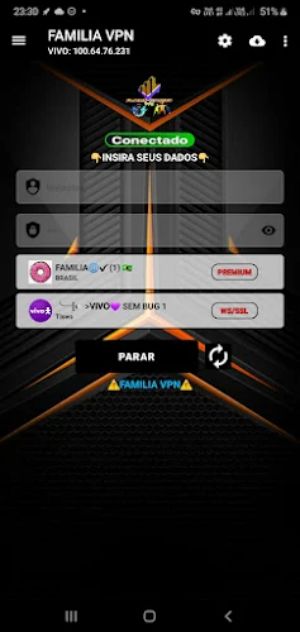 Schermata Família VPN 1