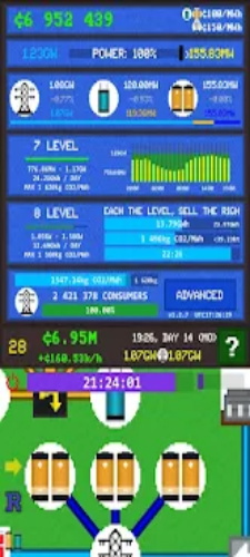 Power Grid Tycoon - Idle Game ဖန်သားပြင်ဓာတ်ပုံ 1