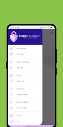 Toco Tunnel VPN Schermafbeelding 2