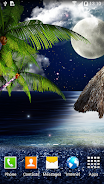 Tropical Night Live Wallpaper स्क्रीनशॉट 3