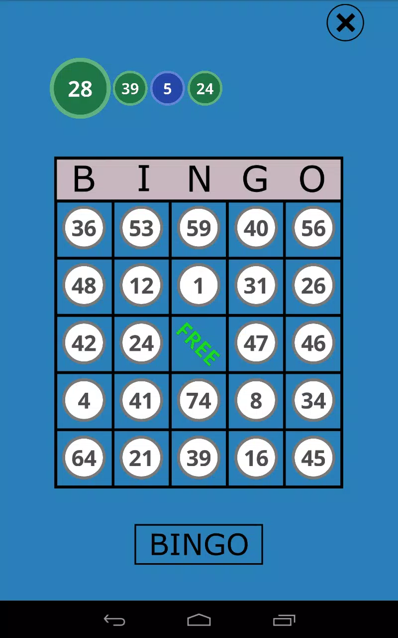 Classic Bingo Touch Screenshot 3