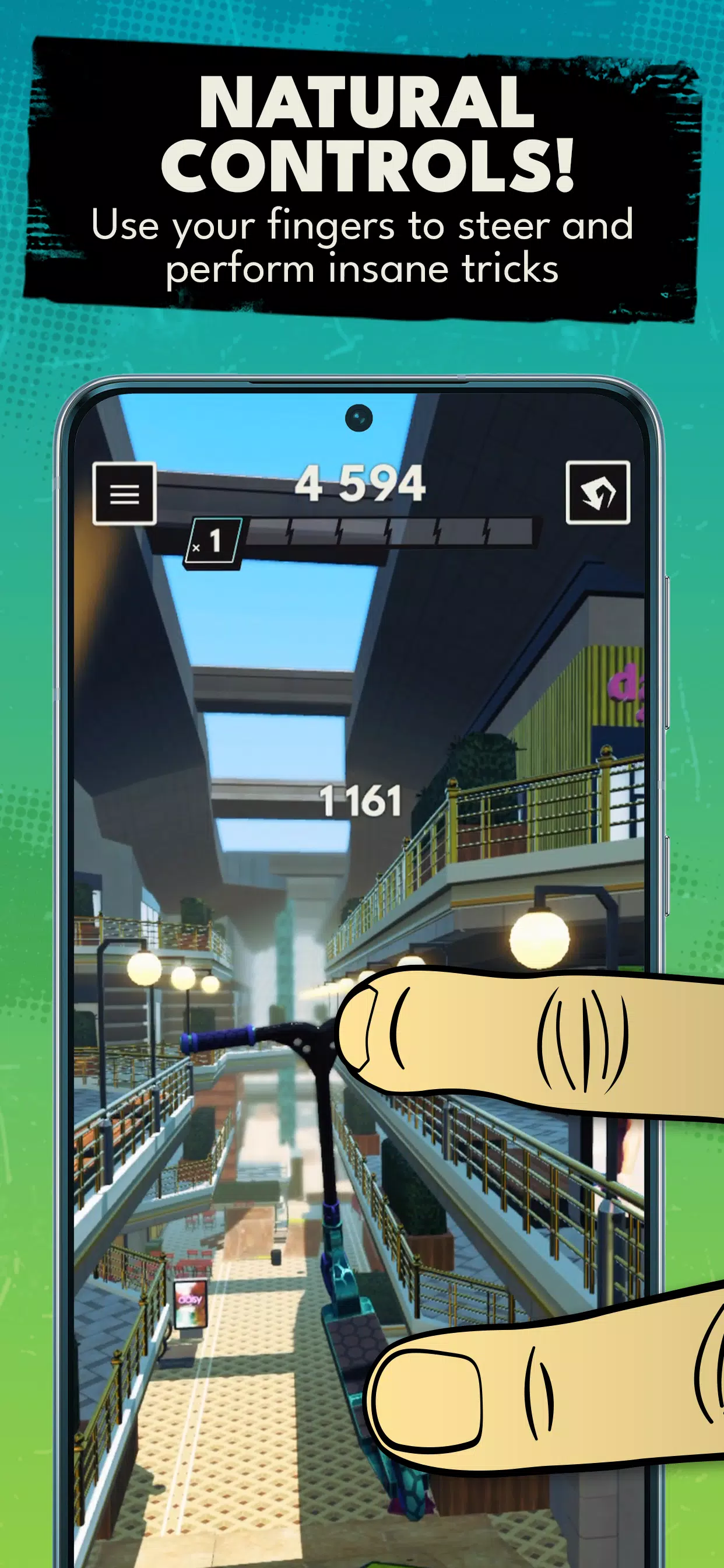 Touchgrind Scooter Captura de pantalla 3