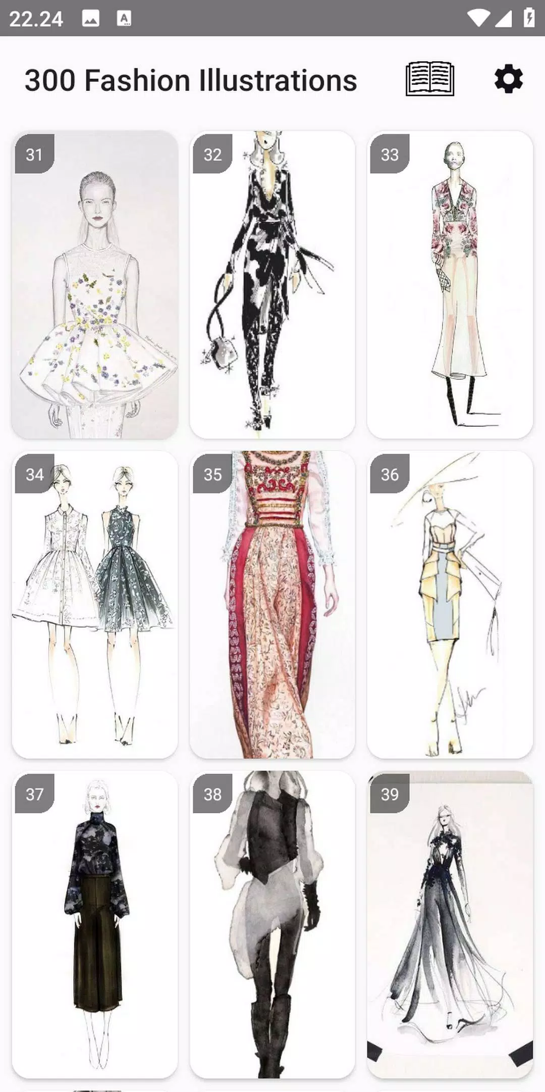 300 Fashion Illustrations Скриншот 2