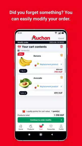 Auchan Online Áruház Captura de tela 4