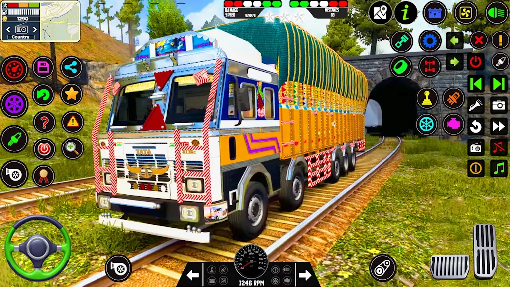 Offroad Cargo Truck Simulator Tangkapan skrin 3