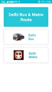 Delhi Bus & Delhi Metro Route Скриншот 1