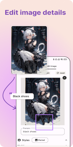 PixAI: AI Anime Art Generator ဖန်သားပြင်ဓာတ်ပုံ 2