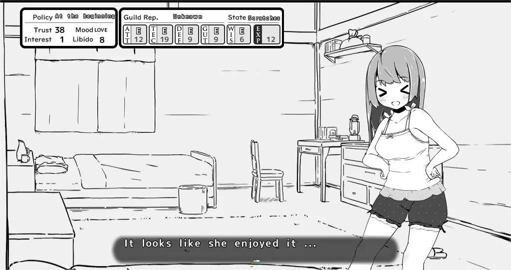 Living With Sister: Monochrome Fantasy Screenshot 2