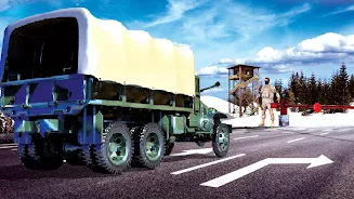 Indian army truck Game 2021 スクリーンショット 1