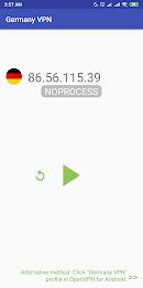 Germany VPN-Plugin for OpenVPN स्क्रीनशॉट 1